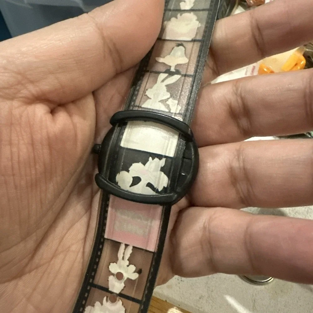 Works VTG 1990s Armitron Looney Tunes Quartz Unisex Watch 34mm Warner Brothers